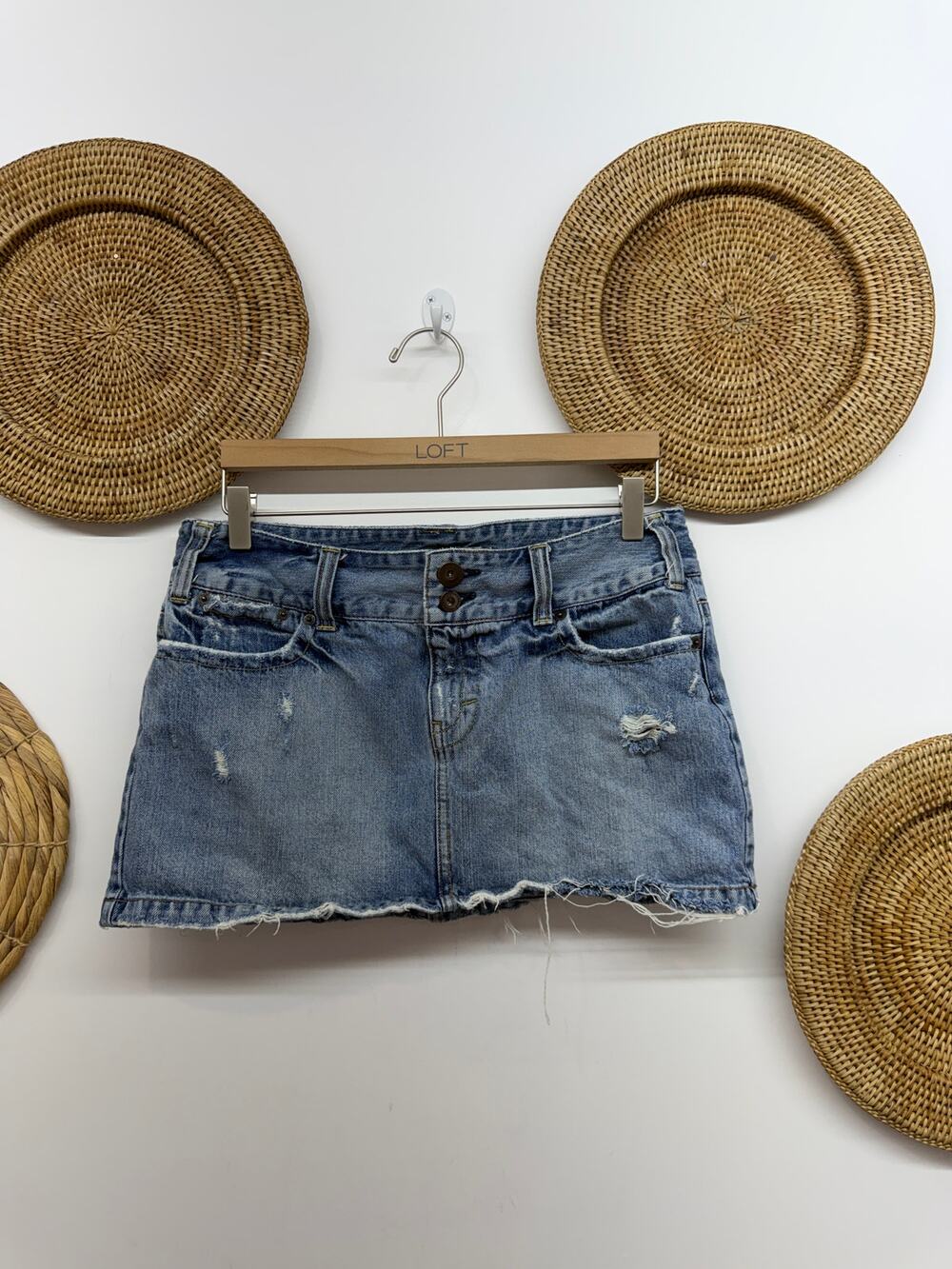 Vintage Y2K 2000s AE American Eagle Micro Mini Skirt 10